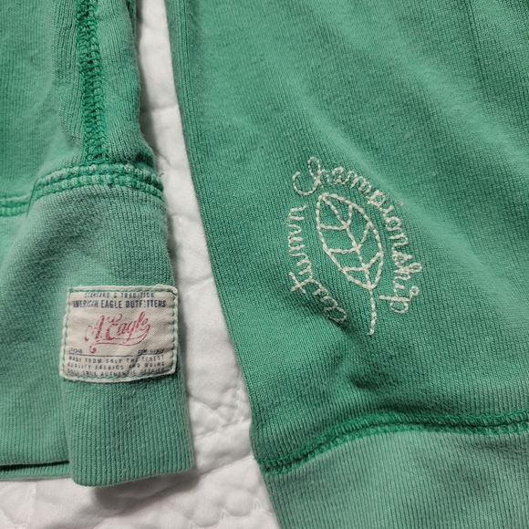Zip up jacket American Eagle teal green L - Picture 3 of 4